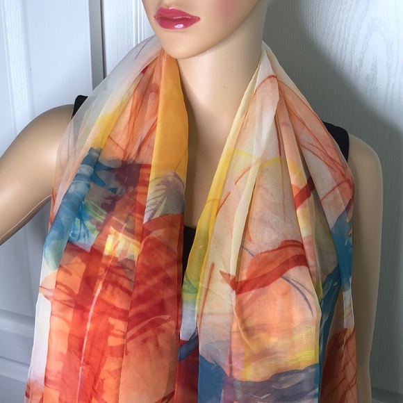 Big Bold & Beautiful Multi Use Scarf Size 52 X 70” - Picture 4 of 14
